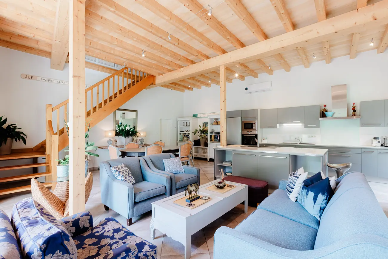 The apartment, the living rooms