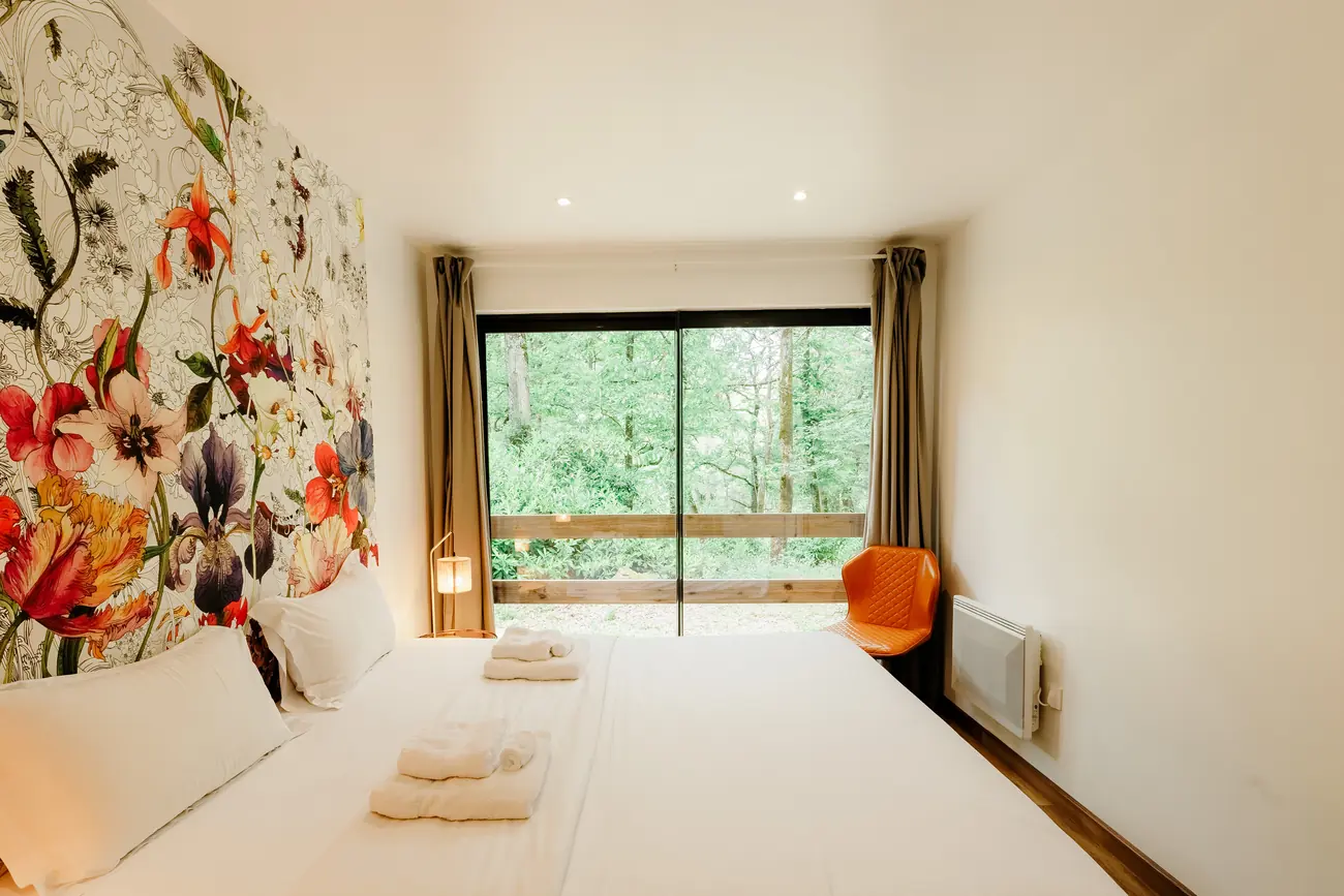 A bungalow, the bedroom and its window